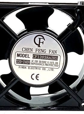 全新CF机柜220V/380V散热风扇CF12038A2HS/HBL CF12038A3HS 12038