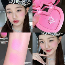 lilybyred腮红膏爱心单色可爱#02粉嫩让绿皮白几度的腮紫膨胀凹陷