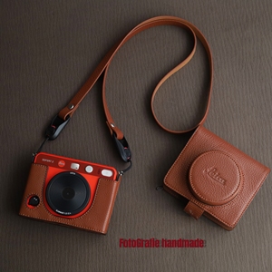 徕卡LEICA sofort2手作真皮保护套皮套底座相机包相机壳