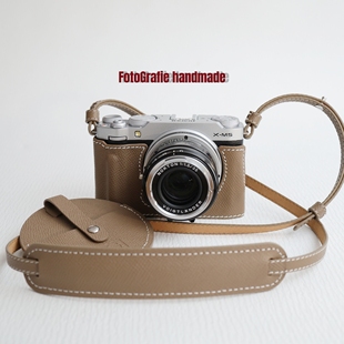 XS20 XT5 真皮手作皮套保护套底座相机包头层牛皮 XT30 富士XM5