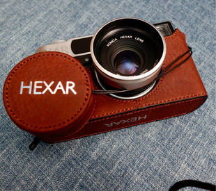 银巧思 黑巧思 af hexar af 胶片相机 手工皮套 镜头盖适用于柯尼