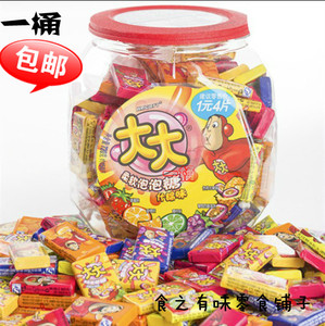 箭牌大大泡口香糖桶装泡泡糖约150片儿童零食多水果口味口气清新