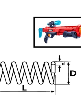 Xshot 鹰眼 36434 升级补品 卷毛 能量圈 弹簧圈 彩虹圈