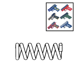 悍迪格洛克抛壳软弹枪沙漠之鹰玩具枪发射器改装配件升级卷毛弹簧