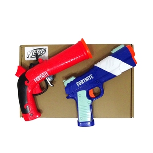 孩之宝热火NERF fortnite dual pack堡垒之夜红蓝对战安全玩具枪
