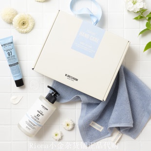 韩国w.dressroom多丽丝洗手液护手霜毛巾礼盒套装滋润保湿持久