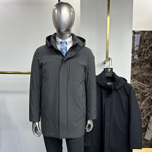 双充款式羽绒内胆脱卸男士加厚羽绒服棉服外套加棉可单穿连帽脱卸