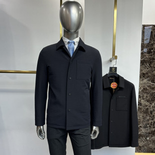 科技保暖轻便舒适商务休闲2色 棉服翻领扣版 热特姆工艺秋冬款 男士