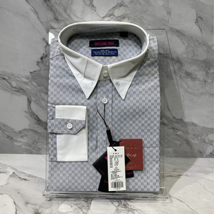 处理 依文专柜诺丁山品牌男士长袖衬衫进口面料全棉商务1880元2色