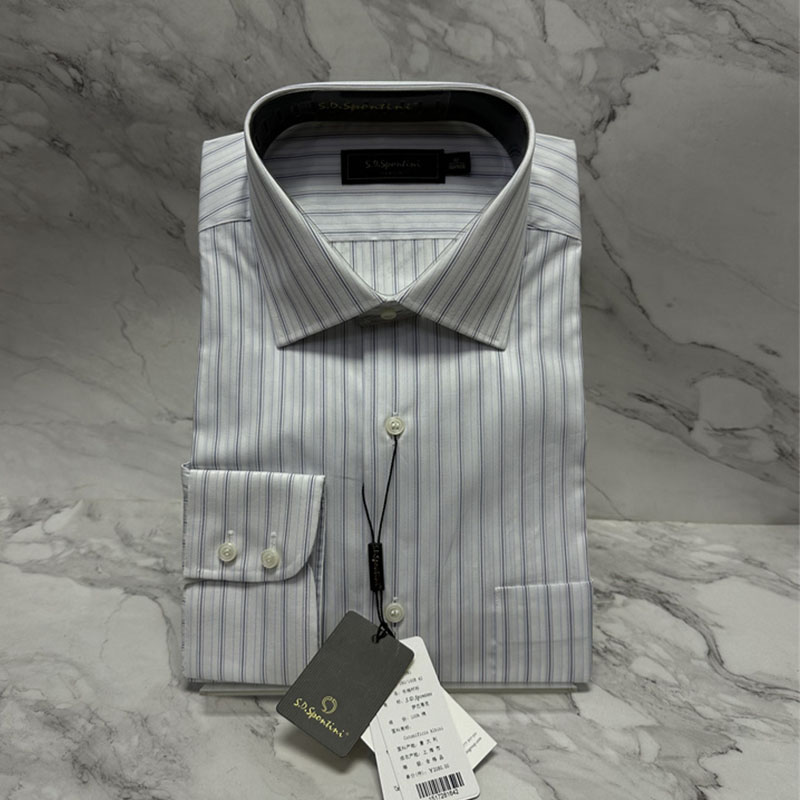男士长袖衬衫意大利进口料100%棉