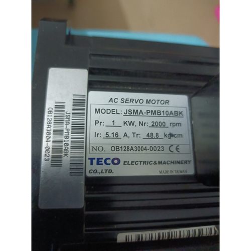 东元TECO伺服电机JSMA-PMB10ABK,1KW功率,议价产品