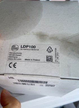 德国IFM易福门LDP100油粒子监测器,全新原装,波兰议价产品