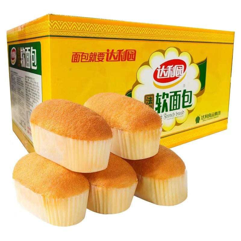 【10-11月产新货】达利园法式软面包整箱批发早餐蛋糕零食糕点