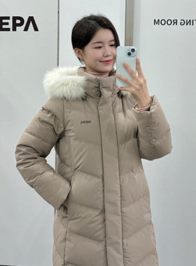 反季NEPA韩国代购女士长款羽绒服
