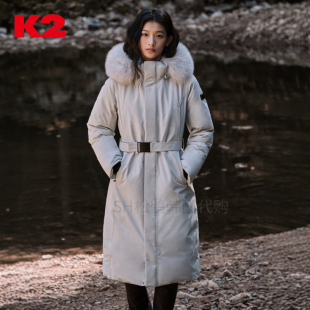 韩国直邮K2裴秀智同款G900蓬松系列冬季女装防风保暖长款鹅羽绒服