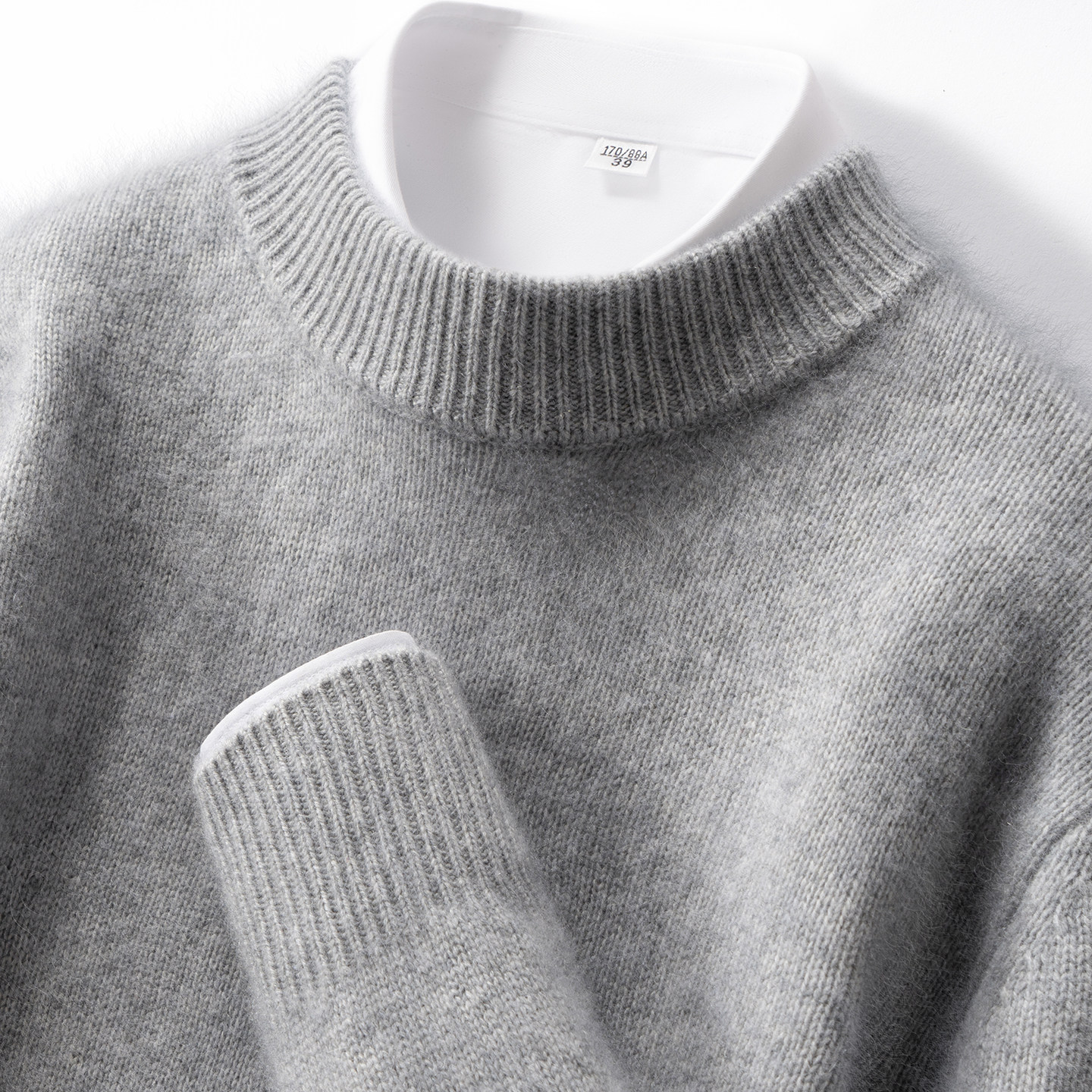 重磅加厚羊绒衫男100%纯山羊绒衫保暖毛衣双股半高领针织打底衫,男装,羊绒套衫,淘宝优惠券,粉丝福利购,淘宝优惠卷