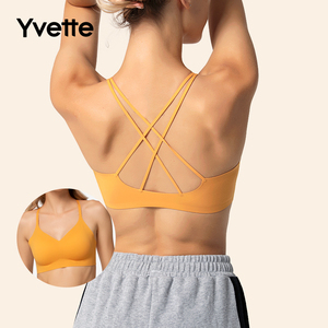 Yvette | 薏凡特运动内衣女低强度V领吊带美背透气文胸S105033A26