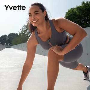 大码系列Yvette|薏凡特 高强度健身跑步大胸运动内衣女E100808C08