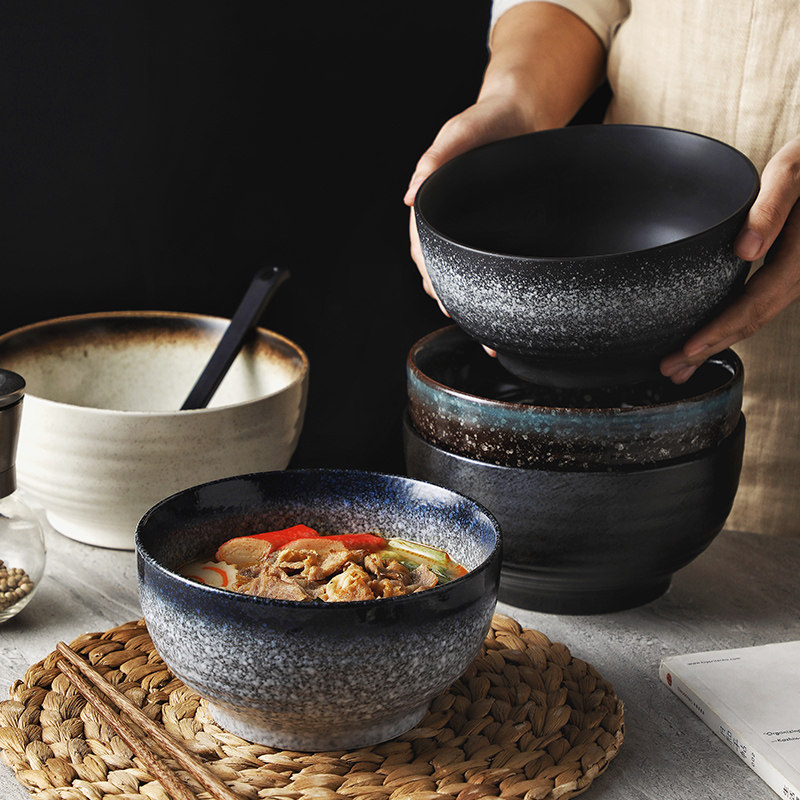 日式陶瓷碗拉面碗餐具套装吃面
