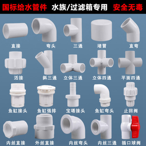 PVC联塑给水管直接弯头