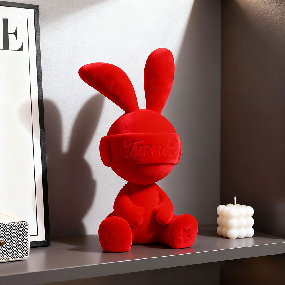 兔子坐姿摆件创意摆件