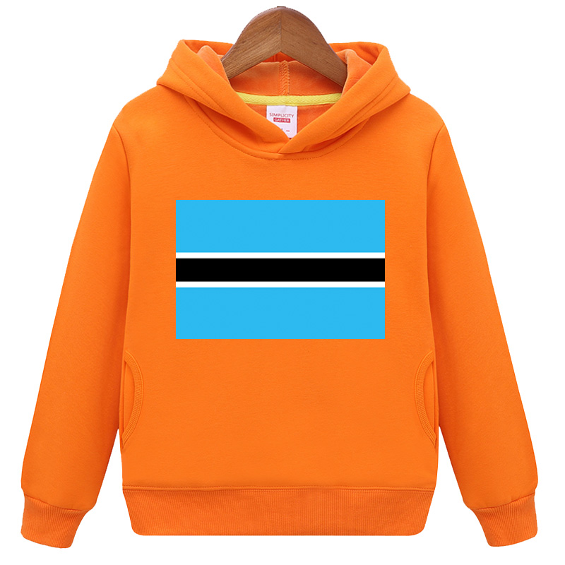 博茨瓦纳国旗卫衣男女儿童装班服学生表演活动运动会上衣连帽加绒