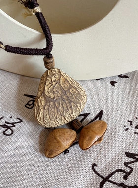 民族风植物果壳编绳项链