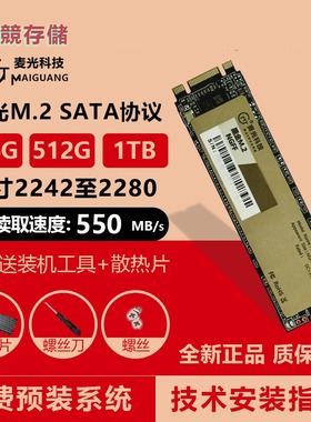 麦光固态硬盘M.2接口SATA协议2242台式机笔记本电脑SSD512G1TB2TB