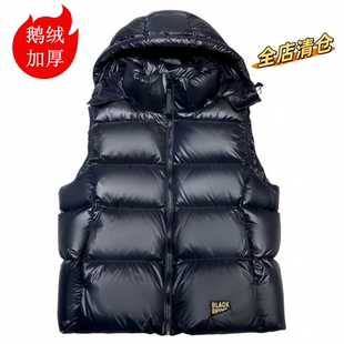 背心加厚马夹外穿坎肩 鹅绒爆款 羽绒黑金马甲男女士2024新款 秋冬季