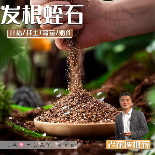 老花医推荐发根蛭石园艺育苗神器省心好养护保水透气改善土壤