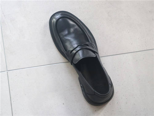 秋季男士厚底真皮乐福鞋