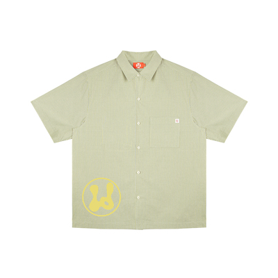 LocallyDawgs印花全棉格子衬衣