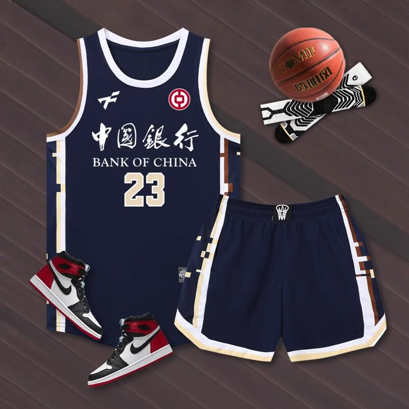 高端篮球服比赛队服套装定制透气图片