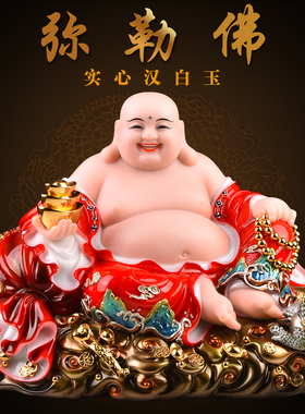 中国红吉祥弥勒佛大肚笑佛弥勒佛