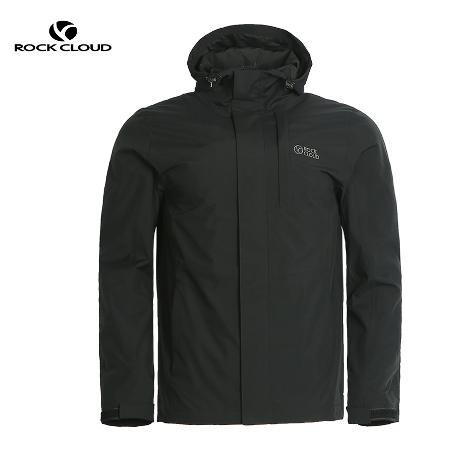 男款防风防水连帽冲锋衣