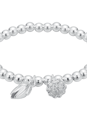 顺钦银楼女款纯银手链礼物