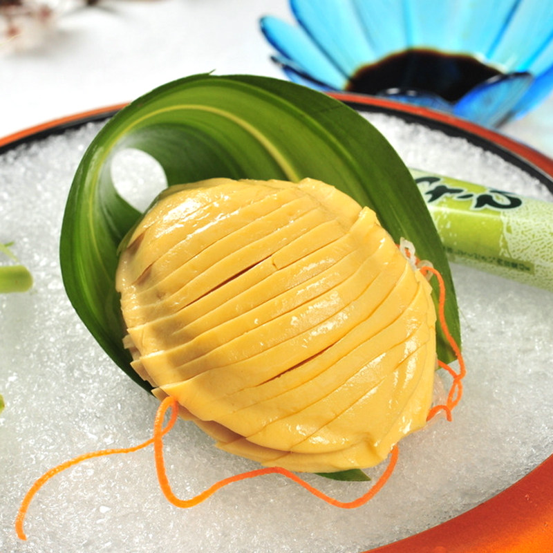 日式风味素鲍鱼美味酒店凉菜方便即食速冻魔芋素制品饭店素食料理