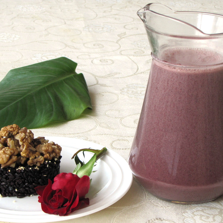 黑米核桃汁榨汁热饮品食材酒店饭店餐饮现榨果汁鲜榨饮料方便袋装