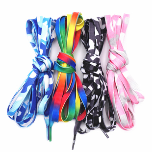 轮滑鞋专用鞋带1.2米1.8米hv彩色旱冰滑冰花式溜冰速滑鞋通用绳子