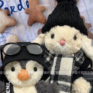 jellycatyummy兔衣服13cm15cm甜美小兔衣服11cm花生企鹅衣服帽子