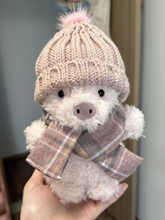 jellycat玩偶衣服帽子围巾little系列小猪小羊娃衣yummy兔衣服