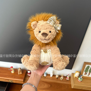 jellycat波浪毛狮子娃衣Medium23cm小狮子衣服毛绒玩具玩偶内裤