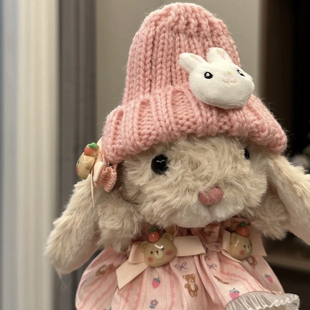 jellycatyummy兔衣服13cm15cm甜美小兔可爱毛线帽头套配饰
