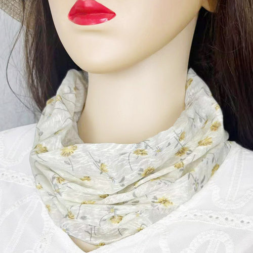 女士夏季冰丝防晒面罩遮脸护颈