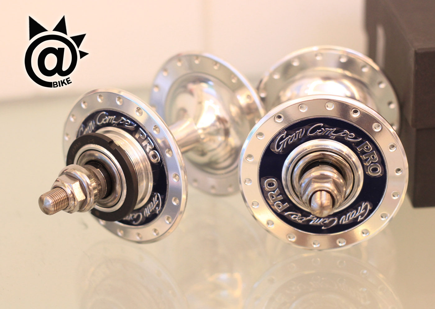 日本原装进口GC  GRAN COMPE PRO NJS认证单速死飞场地花鼓36孔　