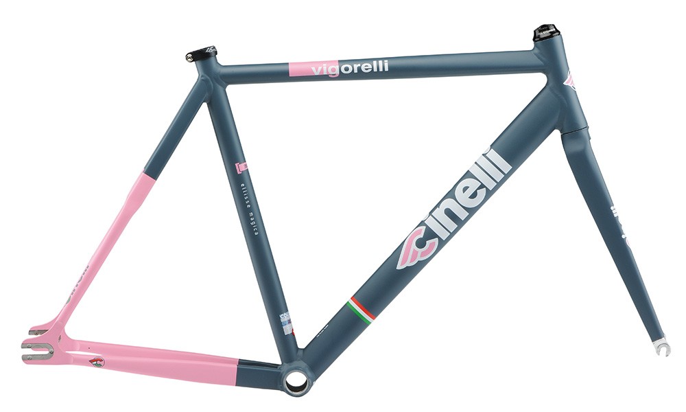 @BIKE FIXED GEAR CINELLI 2014 Vigorelli 灰粉 车架组 特价