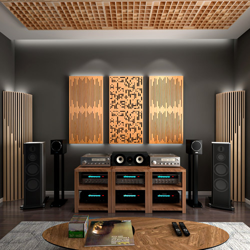 定制声学扩散板录音棚低频吸音板