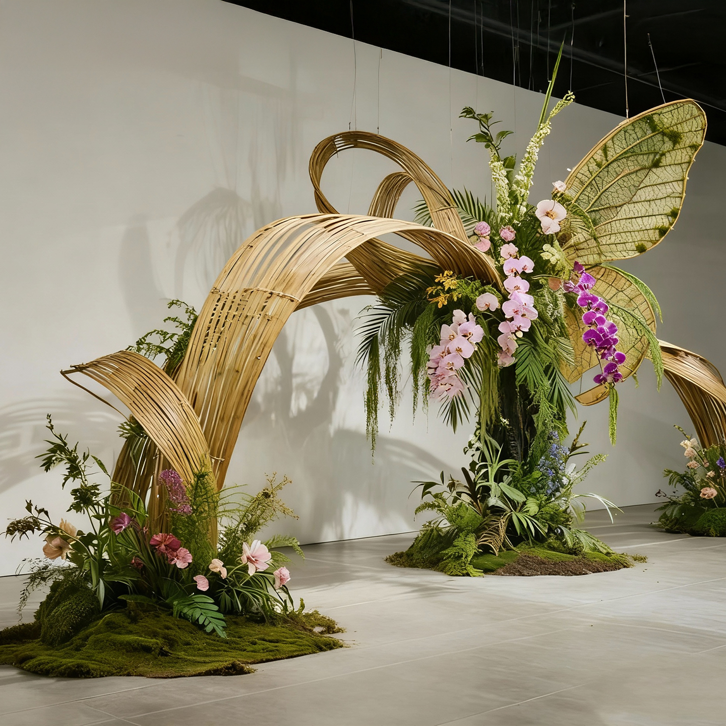 手工竹排竹编软竹条竹篾