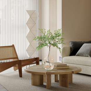 仿真绿植南天竹客厅台面小型装饰摆件电视柜桌面布置插花假植物