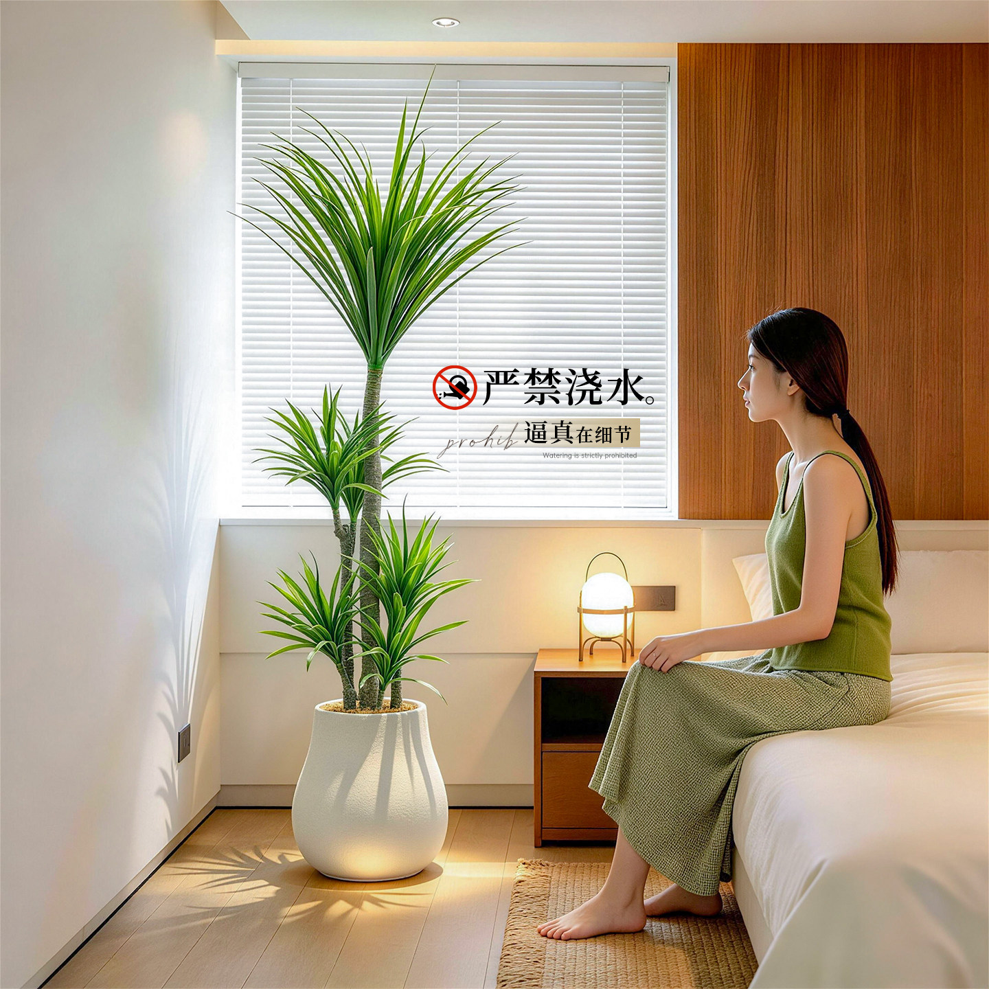 【抖音爆款】仿真龙血树摆件